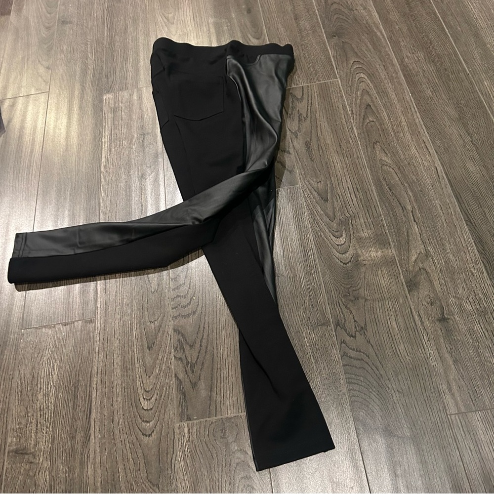 Black Faux Leather Leggings - Picture 8 of 8